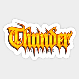 Thunder Flipper Sticker